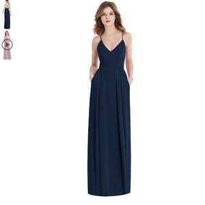 After Six bridesmaid dress 1514. Color:midnight. Size-4. Length-XL.  Dry cleaned